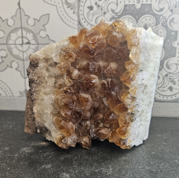 Large Raw Citrine Cluster 6.2 lbs - Picture 3 of 7